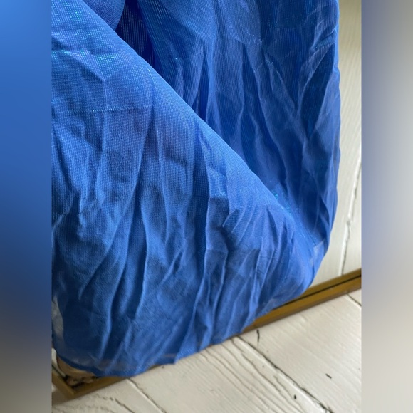 NWT Sundress x Revolve Zuri Calvi Ocean
Blue Metallic Shimmer Dress XS/S - Picture 13 of 13